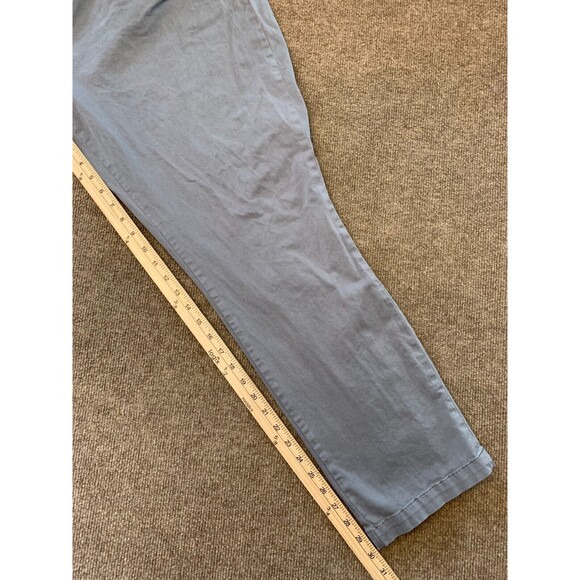 Bearbottom Stretch Chino Pants Mens 3XL Slim Fit Elastic Waistband Comfort Gray - Picture 6 of 7